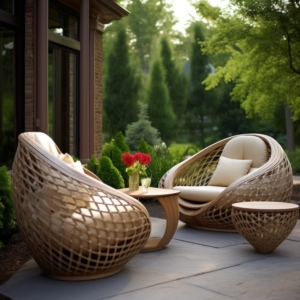 Contemporary Wicker Chairs For Stylish Patio Furniture